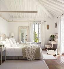Perfect Beach House Guest Bedroom Love The Big Mirror With The Distressed Wood Frame Leaning Agai White Shabby Chic Bedroom Chic Bedroom Shabby Chic Bedrooms