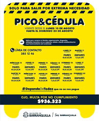 Medellín has the second most strict pico y cedula followed by barranquilla. Pico Y Cedula Barranquilla Salgar Atlantico Facebook