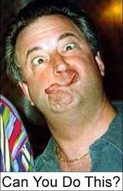 Wow, using a air blower to really get it done. 30 Very Funny Weird Face Pictures And Photos