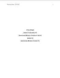Student, your name, your college; How Do I Write An Apa Cover Page Free Templates Hloom