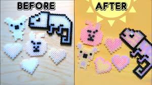 I made the bee a while back as a practice to 3d stuff and this panda was a . Diy Minecraft Bee Perler Bead Figure Youtube