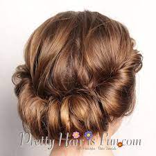 Pretty Hair Is Fun Rolled Updo Hair Tutorial Pretty Hairstyles Hair Updos Tutorials Hair Tutorial