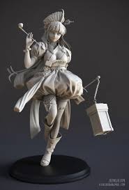Gisaeng 3d Art By Jeen Lih Lun Zbrushtuts Zbrush Character Zbrush Art