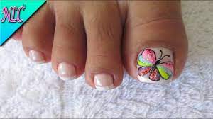 2.2 figuras de uñas para pies con diseños animal print. Decoracion De Unas Mariposa Para Pies Decoracion De Mariposa Y Frances Unas Con Mariposas Manicura De Unas Arte De Unas De Pies