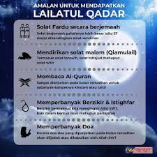 Menggandakan amalan sunat pada 10 hari terakhir ramadhan bagi mengharapkan keberkatan dan kebesaran malam 'lailatul qadar' seperti beriktikaf di masjid dan sebagainya. Aifar Tours Vacations Sdn Bhd Amalan Untuk Mendapatkan Lailatul Qadar Apakah Yang Dimaksudkan Dengan Malam Lailatul Qadar Lailatul Qadar Merupakan Merupakan Satu Malam Yang Sangat Istimewa Di Bulan