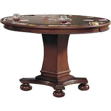 Vintage Poker Table Round Antique Casino Game Crown Chip Old Wooden Poker Table Game Room Tables Dining Table
