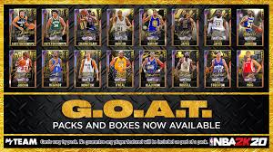 With the nash go, myteam gamers can add a great point guard with seven gold and 47 hall of fame badges. Nba 2k20 G O A T Packs Steam News