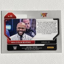 2022 WWE Prizm SILVER 85 malcolm Bivens Wrestling Card