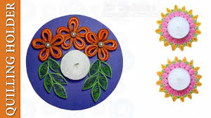 A beautiful and easy diwali diya decoration is ready for us to decorate our homes and show off. Quilling Candle And Diya Stand Decoration Ideas For Diwali K4 Craft