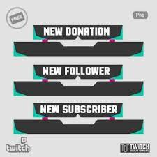 A twitch alert is a notification that pops onto your screen whenever a viewer subscribes, follows, donates, raids or hosts a channel. 100 Free Twitch Alerts Download Twitch Overlay Template Twitch Overlay Templates Twitch Alerts Overlay Template