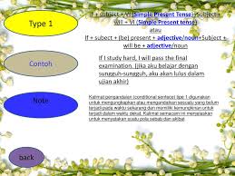 Pola kalimat pegandaian tipe 2. Wahdinal Husna Conditional Sentence Type 0 Type 1 Type 2 Type Ppt Download