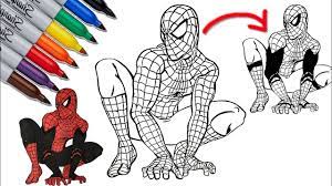 Don't forget to bookmark coloring pages spider man far from home using ctrl + d (pc) or command + d (macos). Spider Man To Spider Man Far From Home Coloring Pages Sailany Coloring Kids Youtube