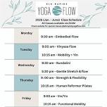 Elk Rapids Yoga Flow 2026 Class Schedule