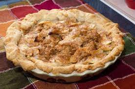 Cream And Crumb Schnitz Pie Recipe Food Com Recipe Recipes Mennonite Recipes Amish Recipes