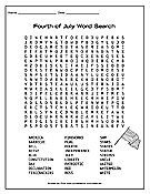 printable fourth of july word search puzzles fourth of july printables from kate net