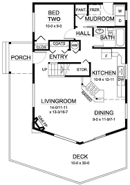 1100 Sq Ft House Plan With Master Loft