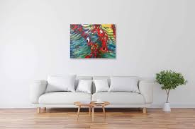 Mittlerweile hat jeder die möglichkeit seine eigenen bilder auf leinwand drucken zu lassen. Modernes Kunstbild Acryl Auf Leinwand Natur Handgemalt Vom Kunstler