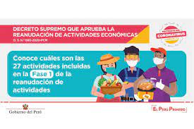 Del 16 de junio al 6 de julio. Gobierno Ratifica Que Reactivacion Economica Se Hara De Manera Progresiva Y Ordenada Noticias Agencia Peruana De Noticias Andina