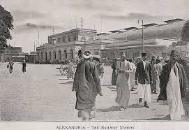 The Railway Station Alexandria Egypt Ancient Alexandria Egypt