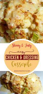 Chicken And Dressing Recipe Is A Very Good Casserole It Makes A Wonderful Warming And Filling Meal C Chicken And Dressing Casserole Best Casseroles Recipes