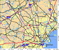 Burlington Ma Map Burlington Lynnfield Map