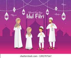 Hari buruh jatuh pada tanggal 1 mei 2021, sedangkan kenaikan isa almasih dan idul fitri jatuh di tanggal 13 mei 2021. Selamat Hari Raya Idul Fitri Means Stock Vector Royalty Free 1392797567