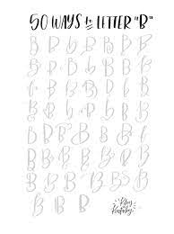 Use this text font generator to style your facebook nick name with cool fancy letters and symbols. 50 Ways To Letter B Practice Lettering Worksheet Handlettering Calligraphyforbeginners Calligraphytutorials Lettering 50 Ways To Letter Lettering Fonts