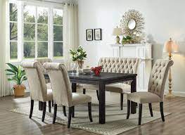 The antique finish of this stuckey rustic 5 piece dining set provides a rustic, distressed look that brings both warmth and charm to space. Espresso Dining Table Pacific Imports Inc