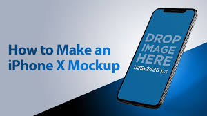 How To Make An Iphone X Mockup Youtube