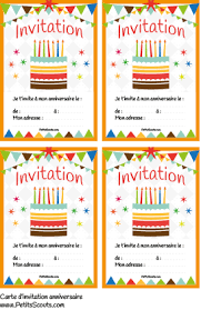 Carte Invitation Anniversaire Enfant Gratuit Avec Images Cartes Invitation Anniversaire Enfant Invitation Anniversaire