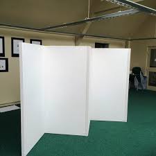 Cheap black fabric (our panels have sheer stretchy fabric that is opaque) how much you need depends on the size. Art Display Stands Temporary Art Walls Display Boards