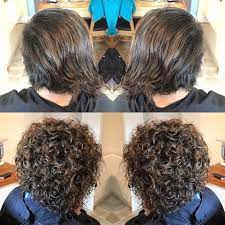 I only recommend washing sooner if you want to break up the curls to. Perm Before And After In Shorter Hair Short Permed Hair Permed Hairstyles Spiral Perm