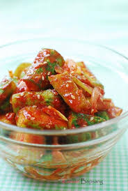 Cucumber Kimchi Oi Kimchi Super Easy Recipe Korean Bapsang Recipe Cucumber Kimchi Recipes Food