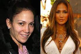 Wall mounted swivel arm makeup mirrors tuck away easily against the wall when not in use. Celebrity Thechive Celebs Without Makeup Without Makeup Jlo Without Makeup