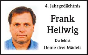 Traueranzeigen von Frank Hellwig