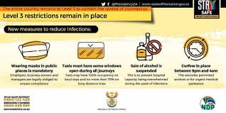 South africa is now in its seventh week of a national lockdown, with restrictions on personal movement and business operations. Covid 19 Storm Hits Sa To Remain On Level 3 Lockdown As Alcohol Ban Curfew Reinstated