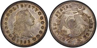 1795 1 Silver Plug Regular Strike Flowing Hair Dollar