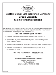 Die neuesten tweets von boston mutual life insurance company (@bostonmutual). Boston Mutual Life Claim Form Fill Online Printable Fillable Blank Pdffiller