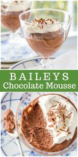 Baileys Chocolate Mousse Recipe From Recipegirl Com Mousse Recipes Baileys Chocolate Mousse Recipe Chocolate Mousse Recipe