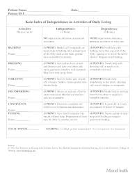 Fillable Online Katz Index Of Independence In Activities Of Daily Living Fax Email Print Pdffiller