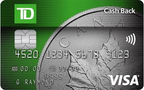Td Cash Back Visa Card Td Canada Trust