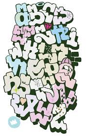 Different computer fonts have names, and you can identify them by their features. Street Alphabet Graffiti Lettering Graffiti Font Graffiti Wildstyle