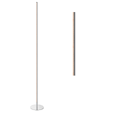 The iris floor lamp is one of the founding designs of the macmaster range. Iris 59 5 Led Integrated Floor Lamp Chrome Jonathan Y