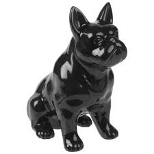 Statuette Chien En Ceramique Noire H17 Maisons Du Monde Chien Ceramique Maison Du Monde