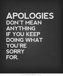 Apology Quotes And Sayings Quotesgram