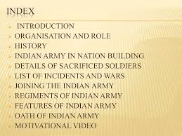 Indian army | PPTX