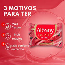 Sabonete Albany Gelato Melancia 80g