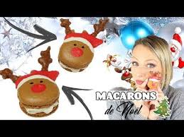 Recette Macarons De Noel Originals Youtube Recette Macaron Macaron Noel