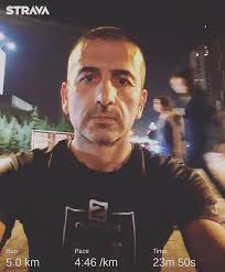 Running at Arthur Richards Memorial park