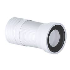 Viva Slinky Fit Wc Pan Connector White 110mm Pan Connectors Screwfix Com